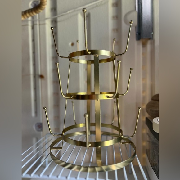 SALE!!! Gold Mug Rack | Mug Tree - Picture 3 of 3
